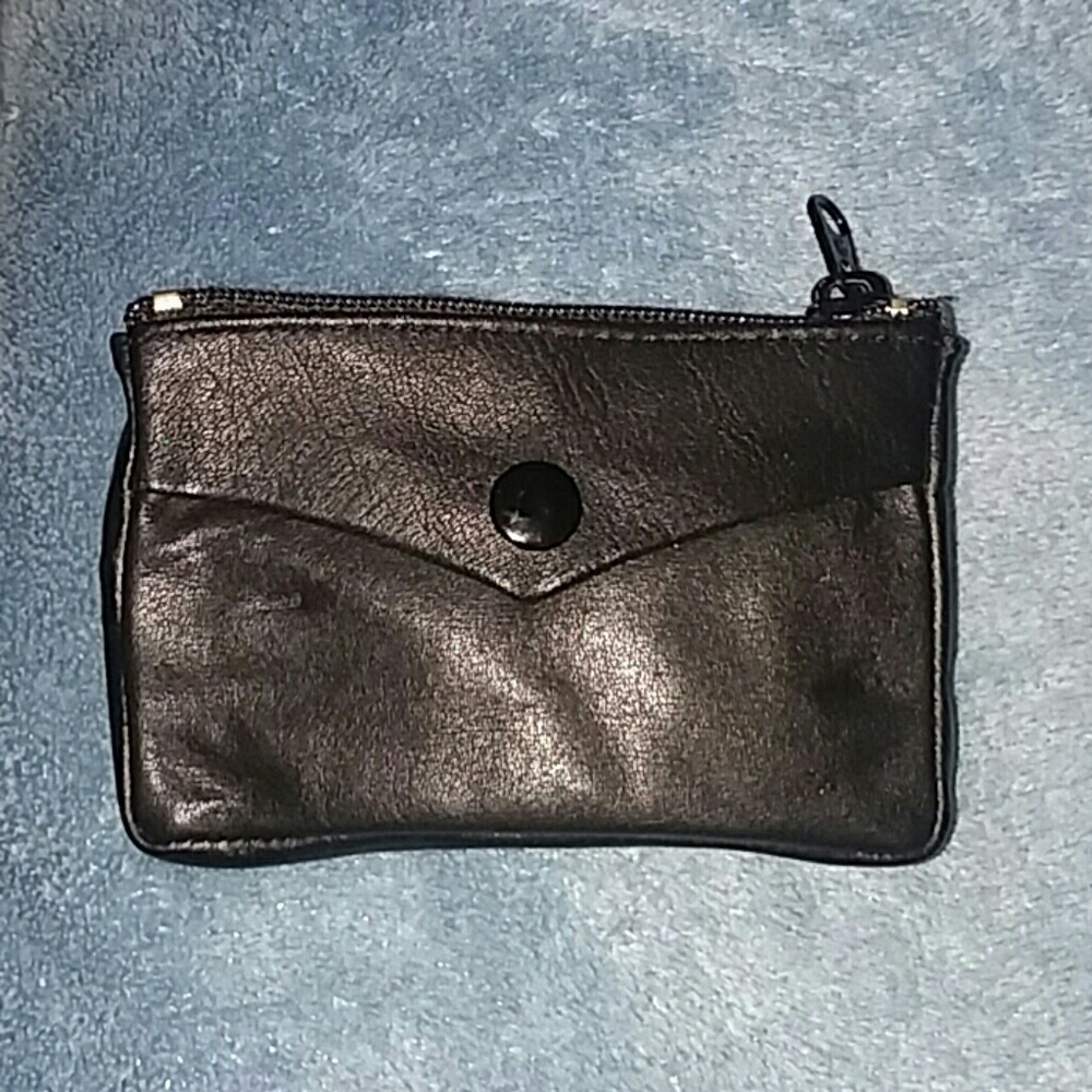 Vintage Real Leather Coin Pouch